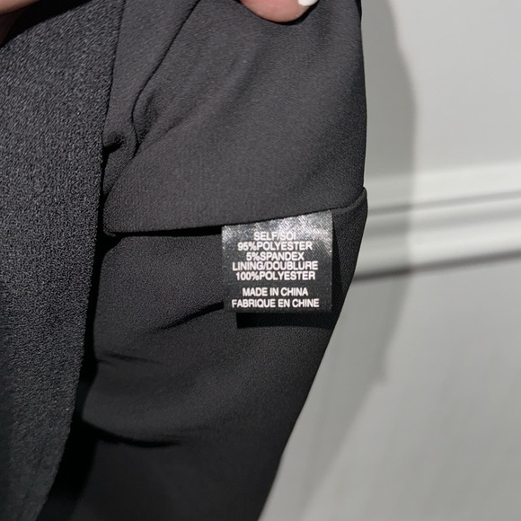 Charles Henry dress black lined sleeveless - Picture 4 of 4